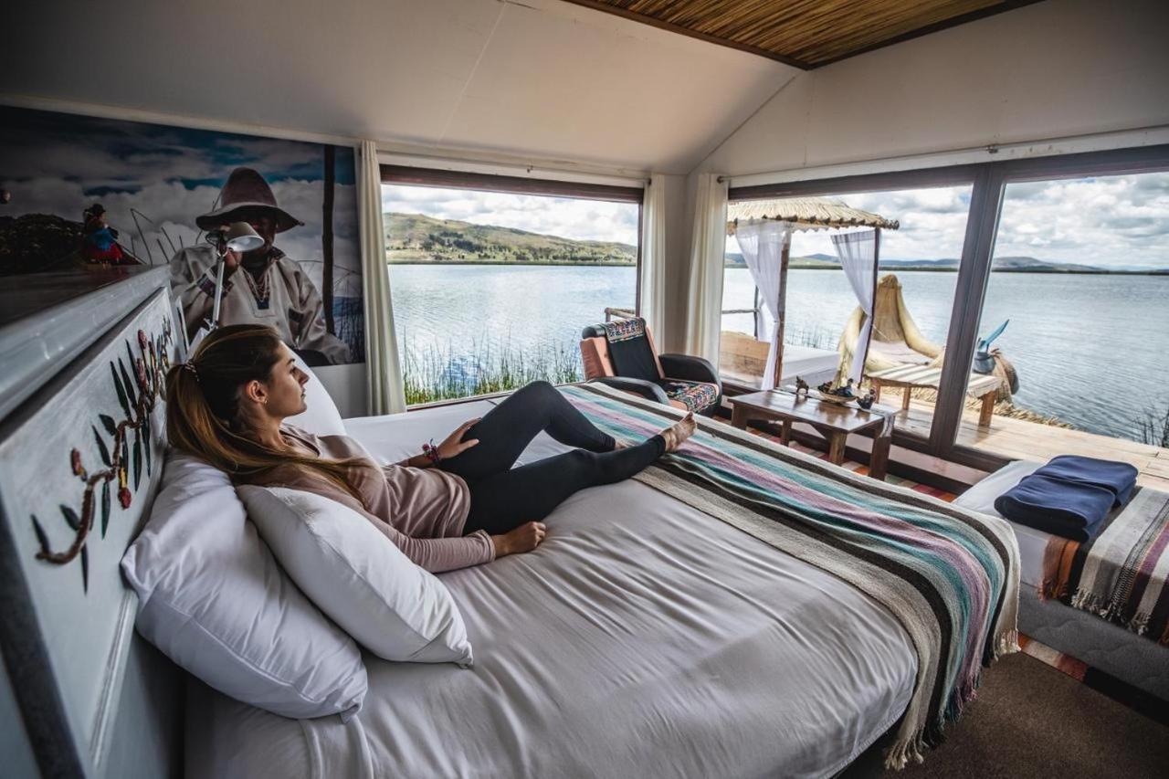 Uros Kay Pacha Lodge Puno Eksteriør bilde