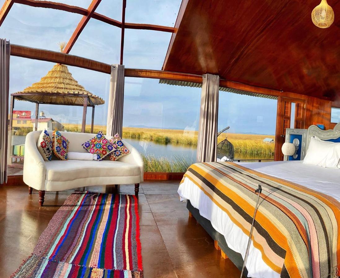 Uros Kay Pacha Lodge Puno Eksteriør bilde