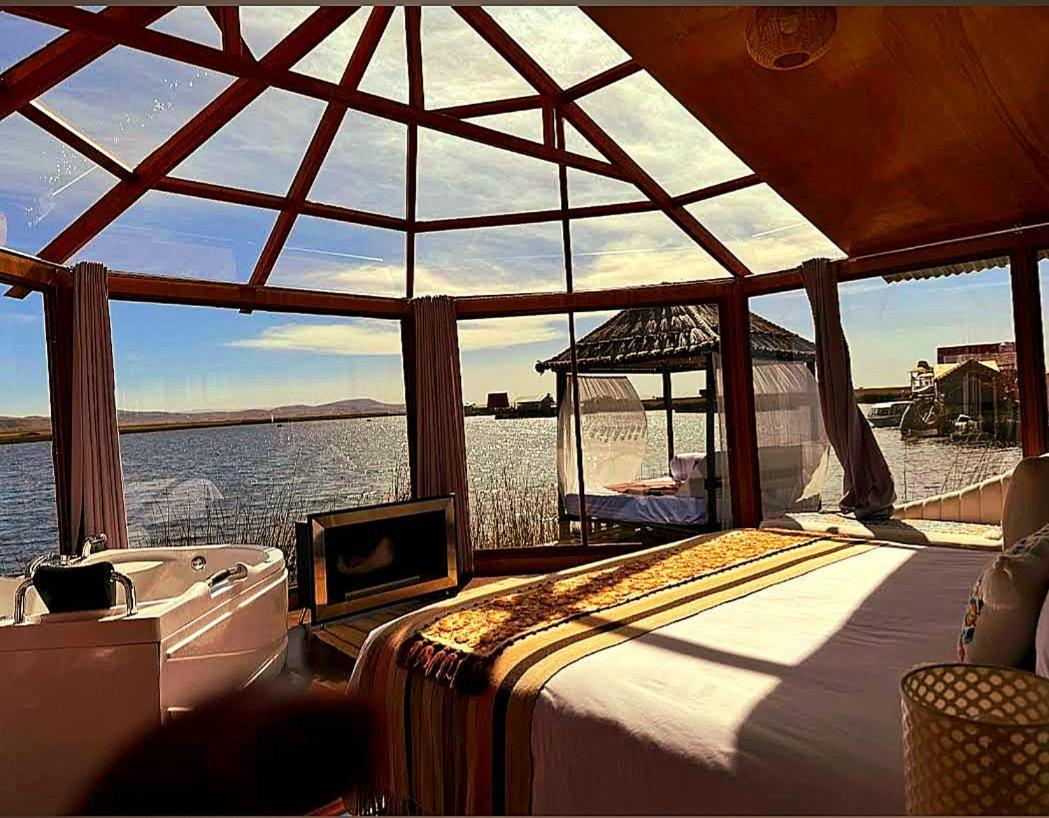 Uros Kay Pacha Lodge Puno Eksteriør bilde