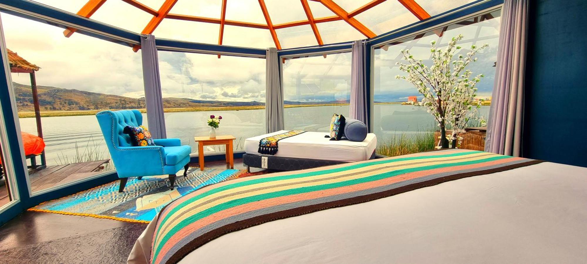 Uros Kay Pacha Lodge Puno Rom bilde