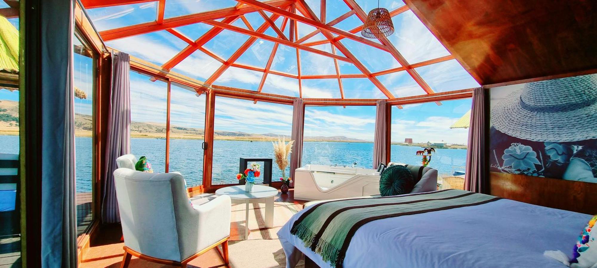 Uros Kay Pacha Lodge Puno Rom bilde