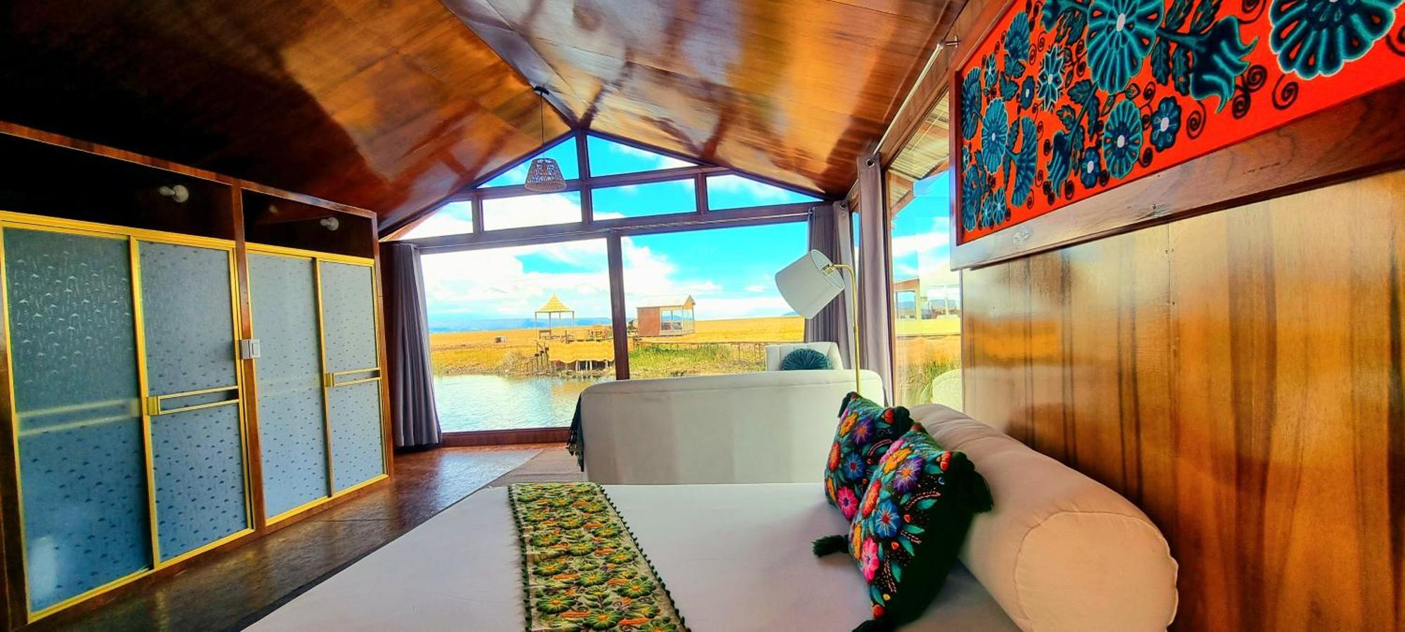 Uros Kay Pacha Lodge Puno Rom bilde