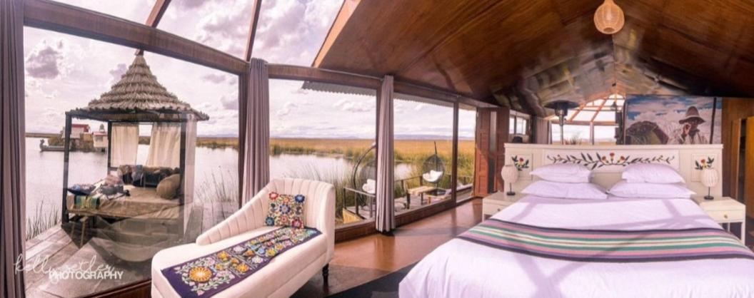 Uros Kay Pacha Lodge Puno Rom bilde