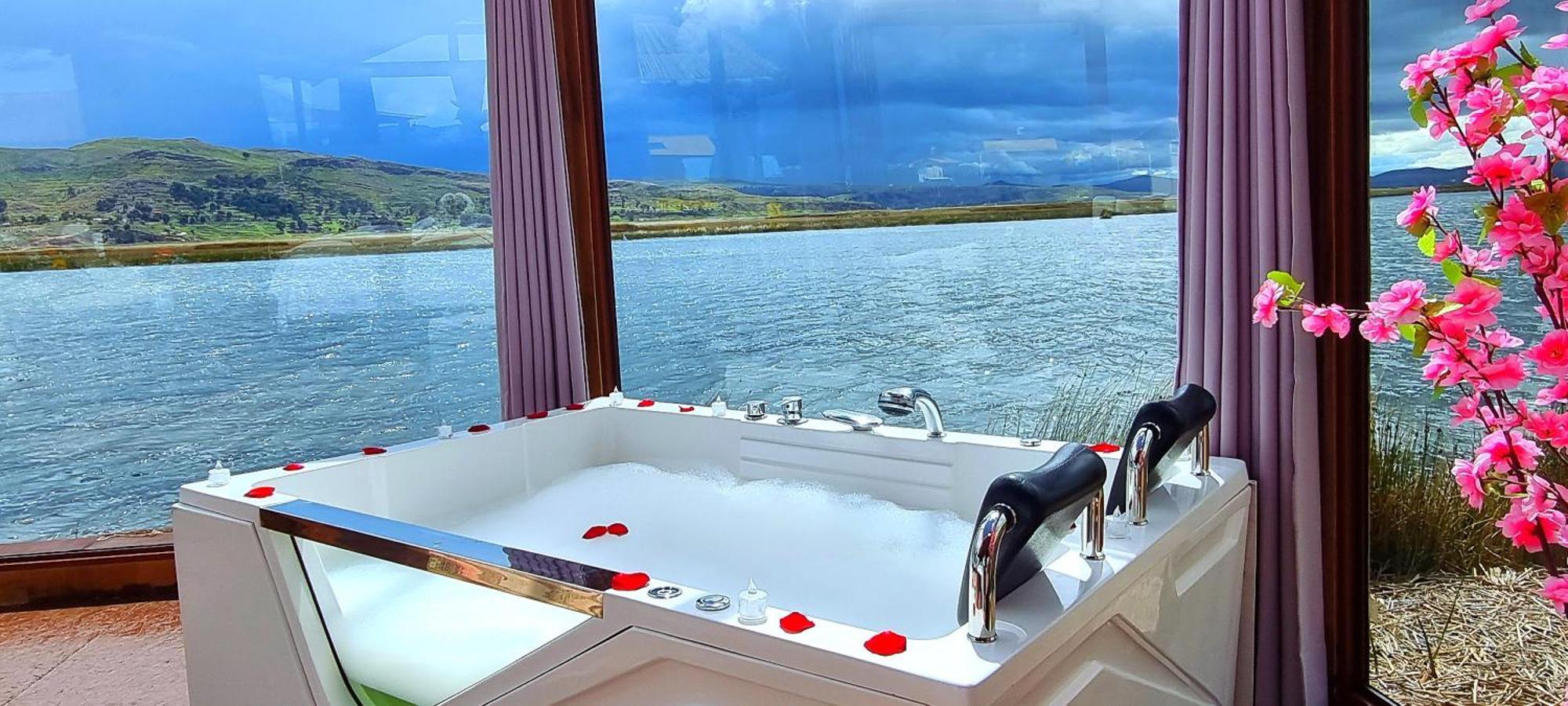 Uros Kay Pacha Lodge Puno Rom bilde