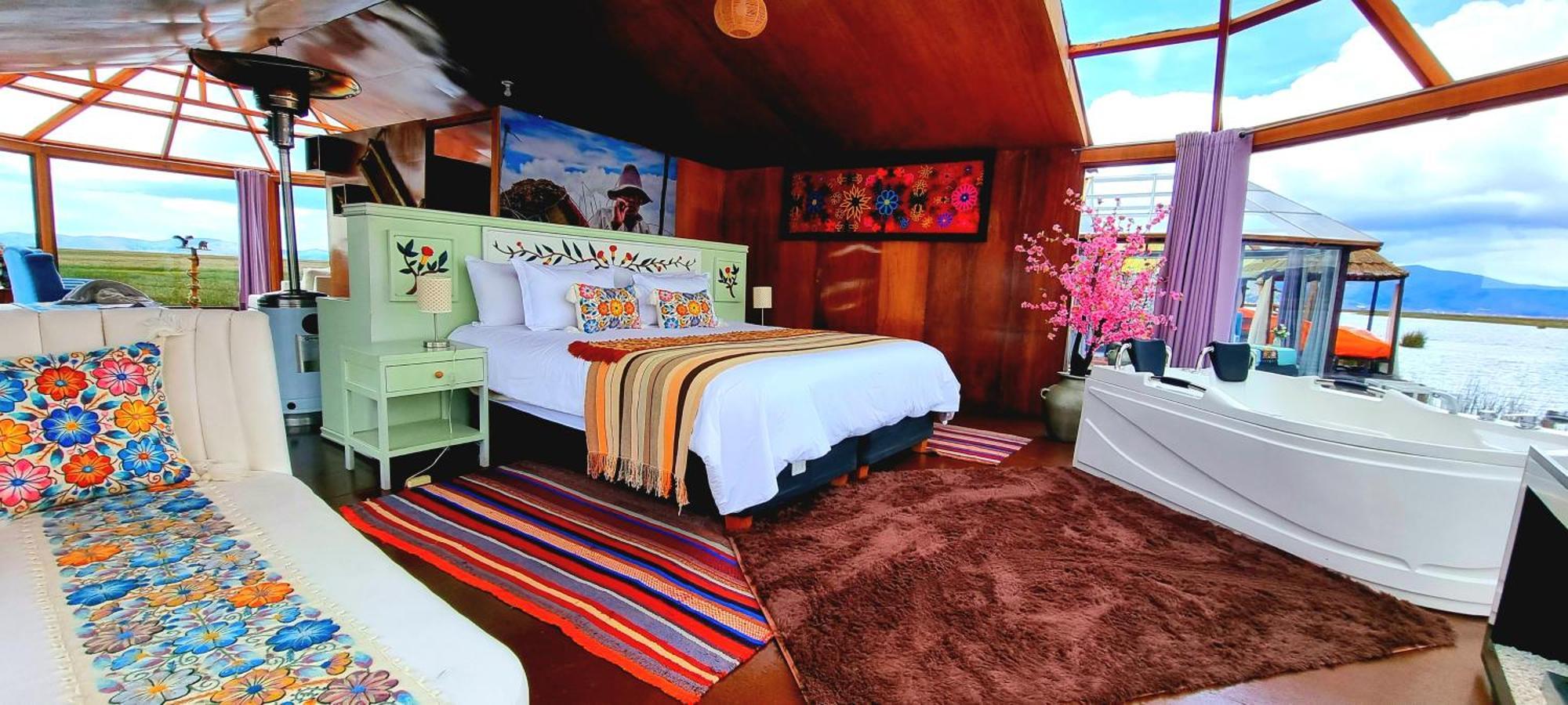 Uros Kay Pacha Lodge Puno Rom bilde