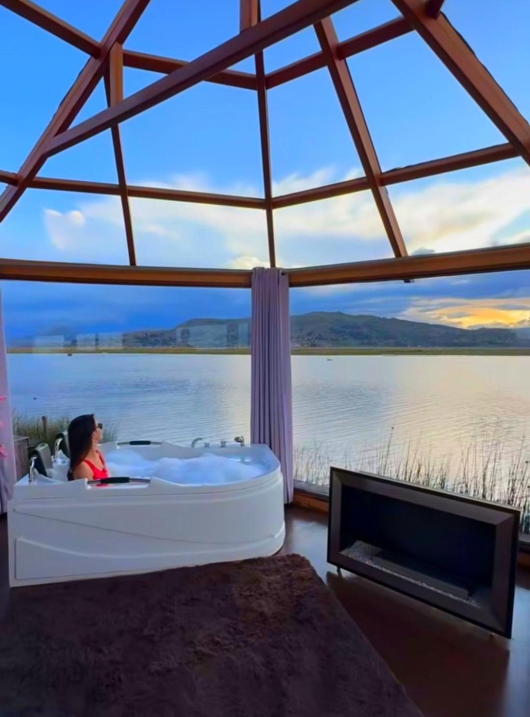 Uros Kay Pacha Lodge Puno Rom bilde