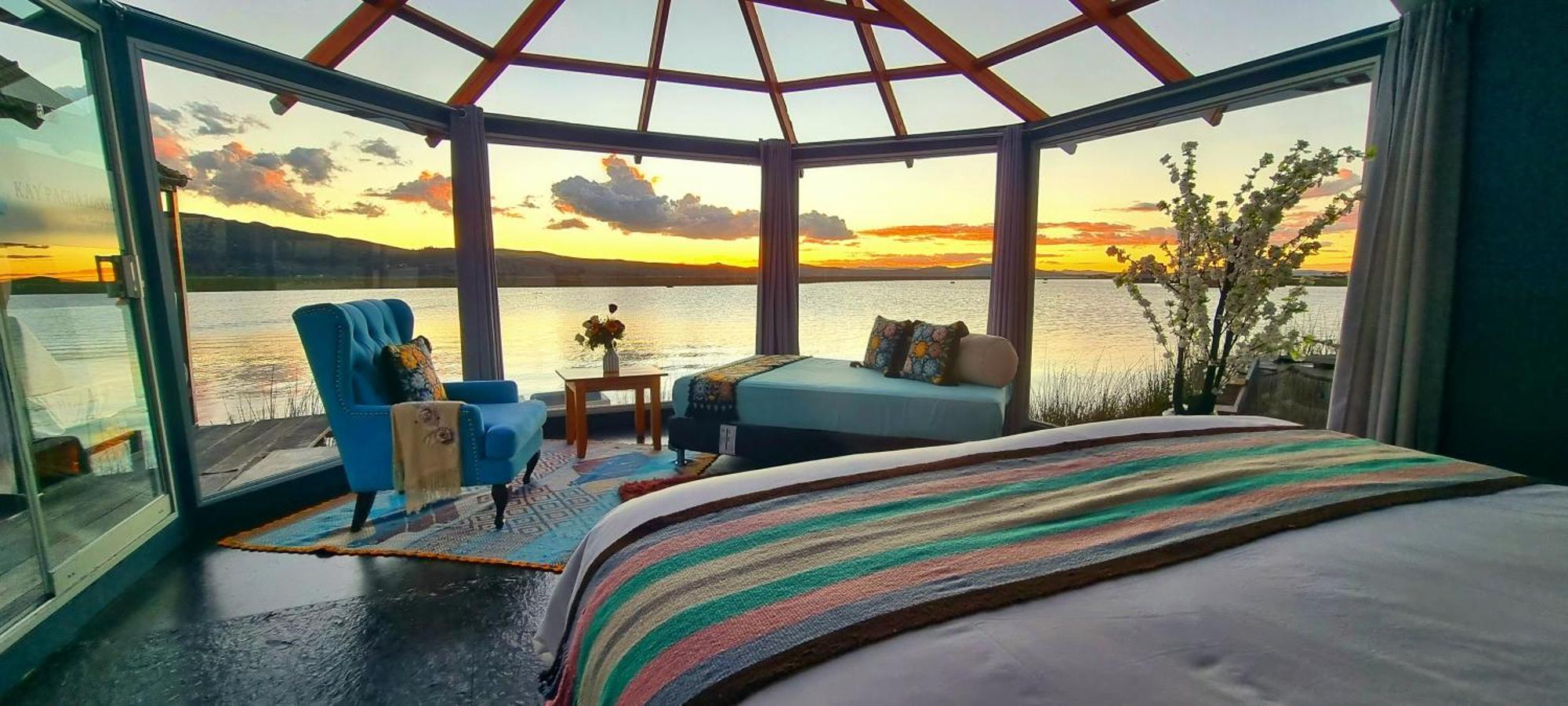 Uros Kay Pacha Lodge Puno Rom bilde
